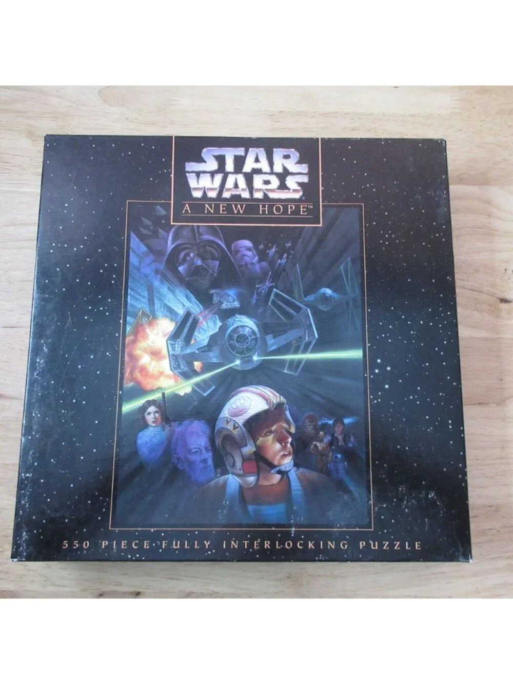 Star Wars A New Hope 550 Piece Jigsaw Puzzle Milton Bradley 1995 - SEALED NEW